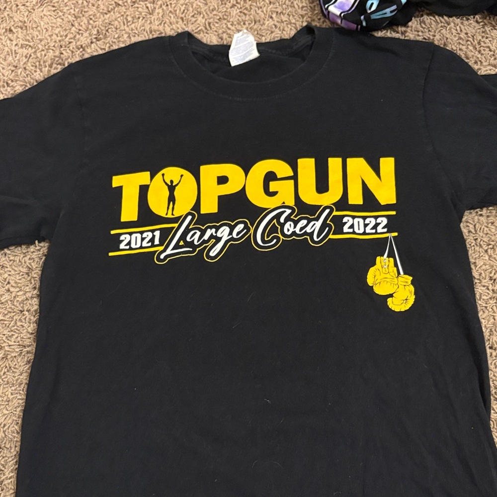 Top Gun TGLC Black and Yellow Graphic Tee